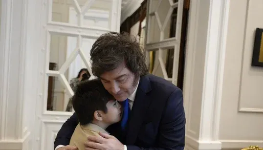 Milei se reunió nuevamente con Pedro, el niño que lo sorprendió el año pasado