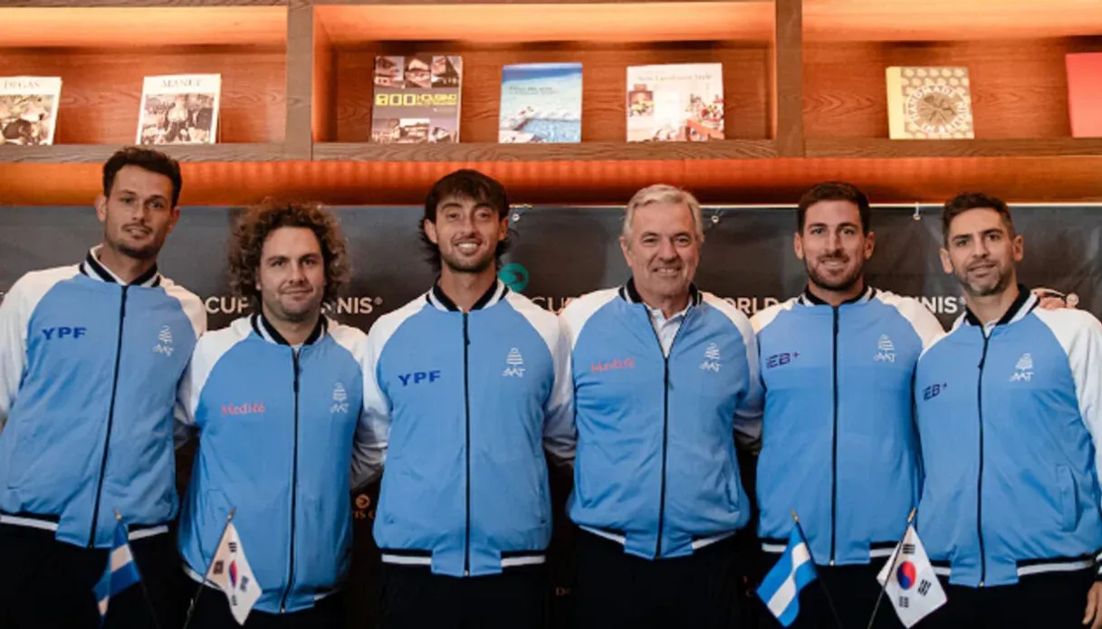 El equipo argentino de Copa Davis comienza su camino ante Corea del Sur