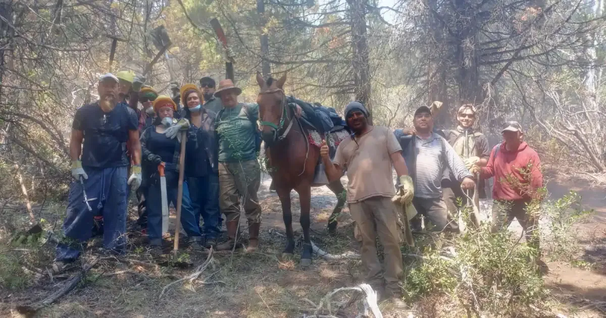 Cerraron un camping en Los Alerces para alojar a brigadistas voluntarios