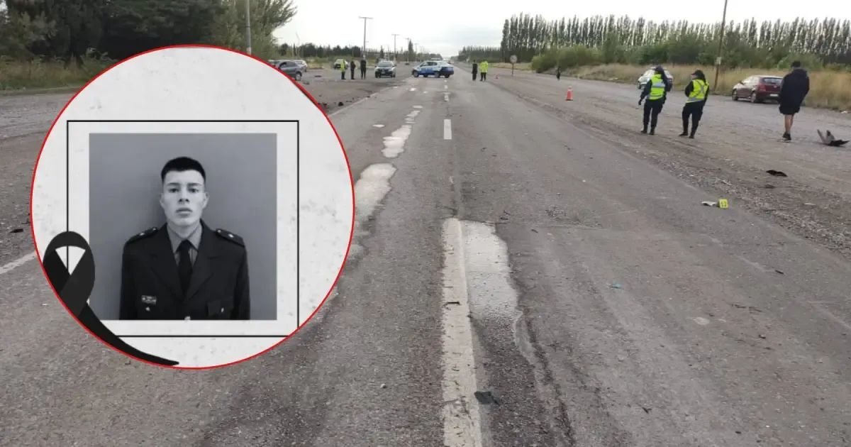 Tragedia en Cervantes: joven policía falleció tras choque en Ruta 22