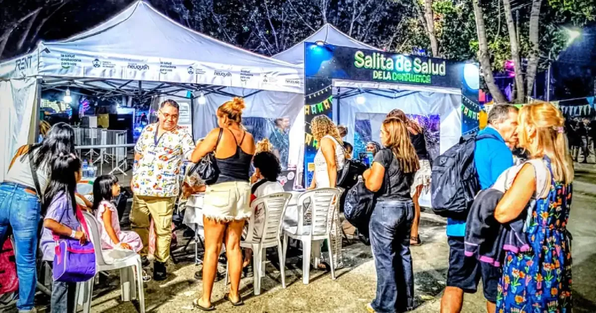 Aumentan las atenciones sanitarias en la Fiesta de la Confluencia 2026: fuerte crecimiento en odontología y mamografías