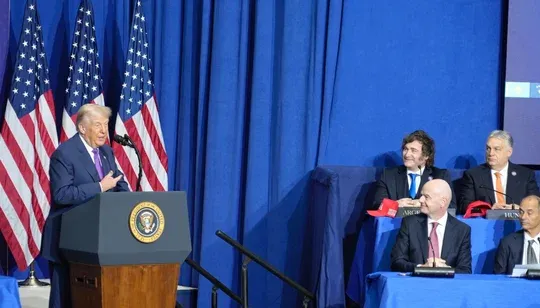 Milei se presenta en el Consejo de Paz y resalta una nueva Argentina