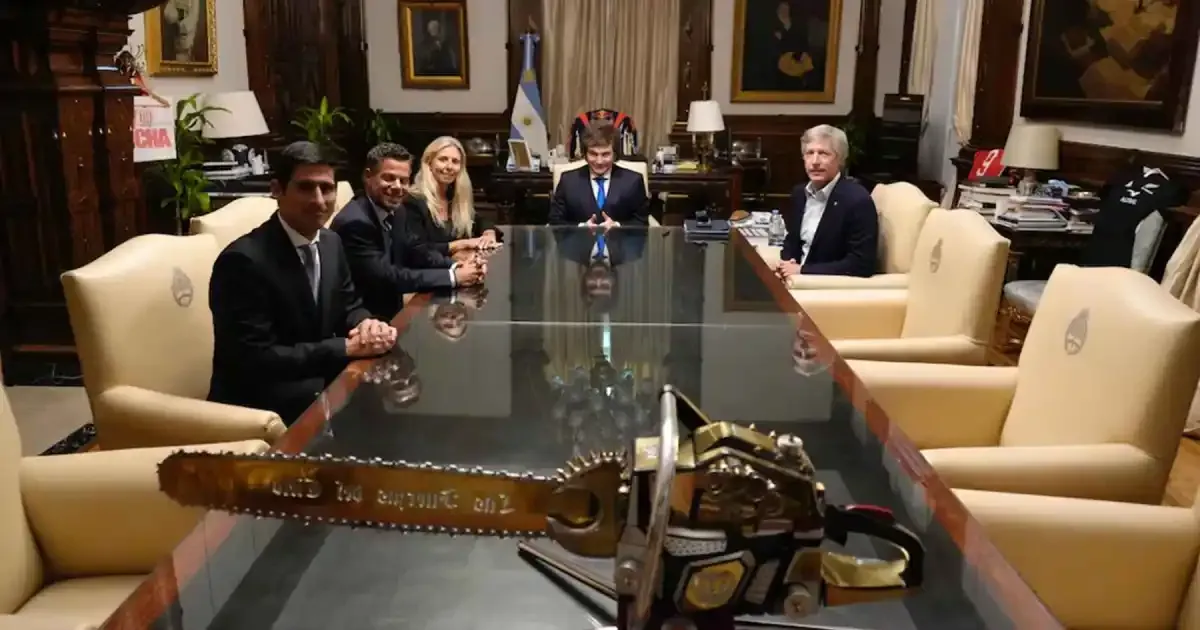 Javier Milei se reunió con directivos de Visa por la compra de Prisma y Newpay