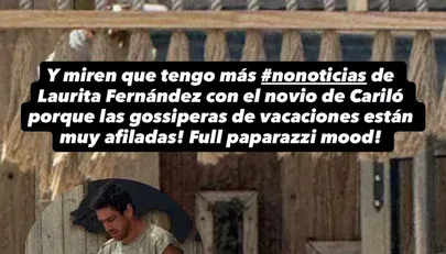 Laurita Fernández se mostró con Matías Busquet en Cariló