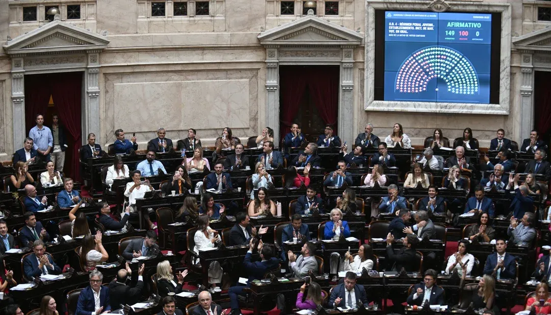 El oficialismo logró en Diputados la reducción de la imputabilidad a 14 años