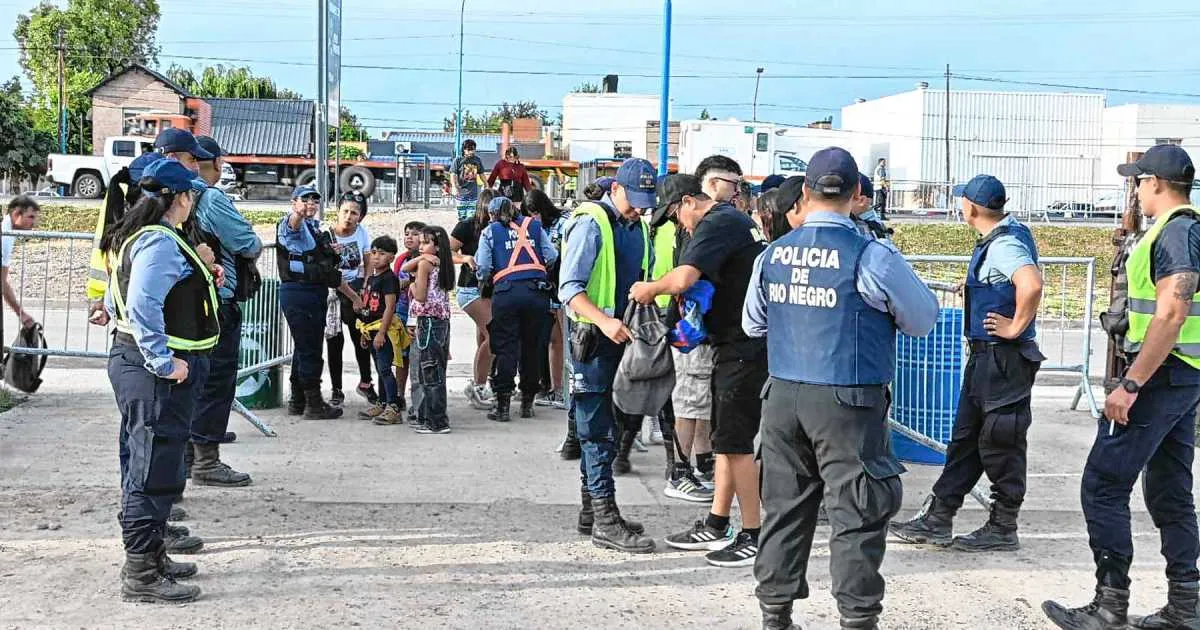 Fiesta Nacional de la Manzana 2026: operativo de seguridad con balance positivo